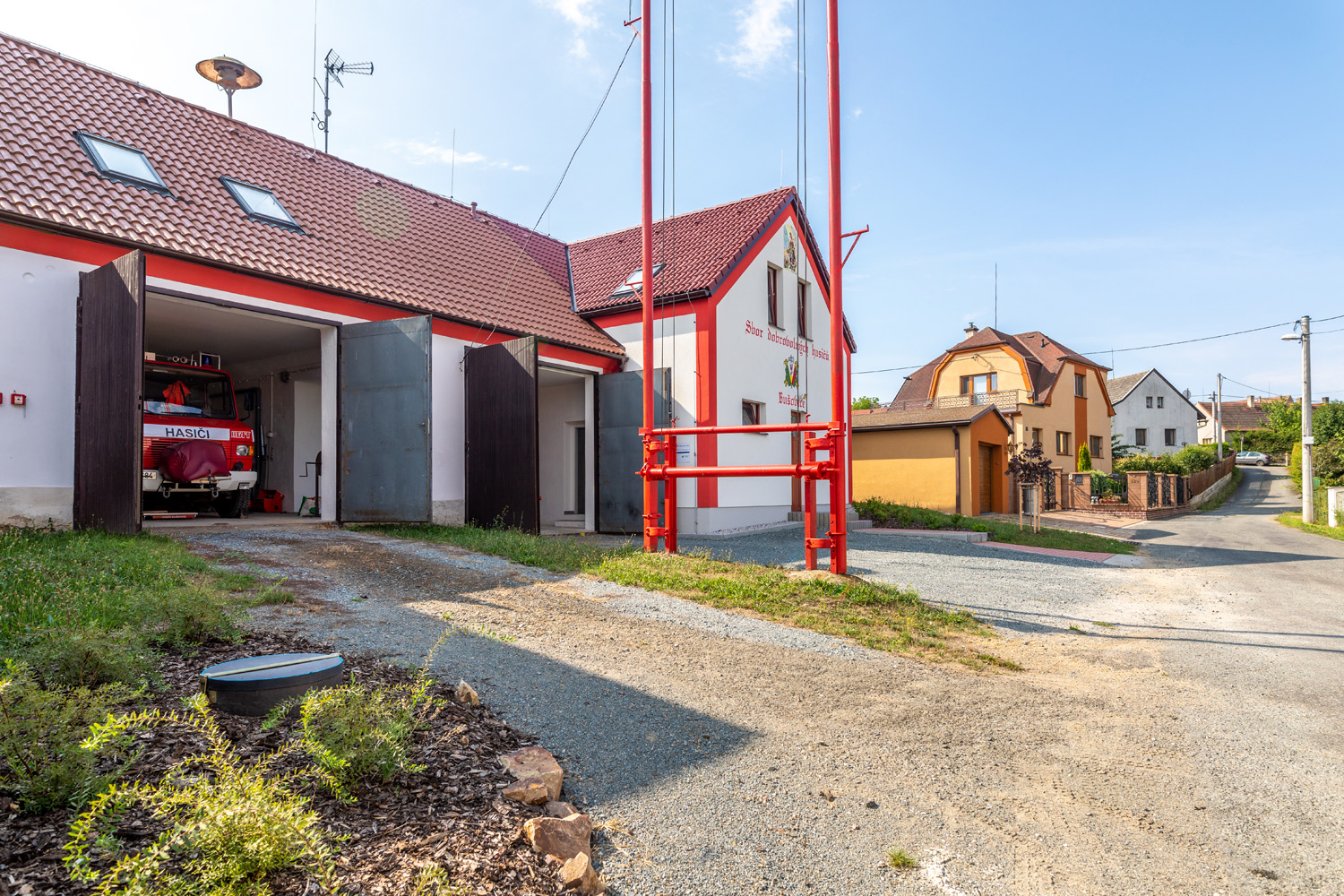 Přístavba požární zbrojnice v obci Bušovice